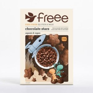 DOVES FARM ORGANIC GLUTEN FREE CHOCOLATE STARS 300G