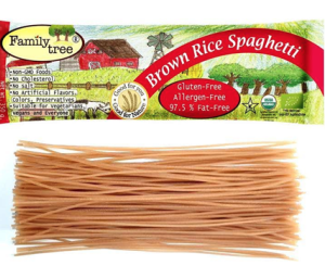 Organic Pasta – Gluten-Free Brown Rice Spaghetti 250g (Family Tree)