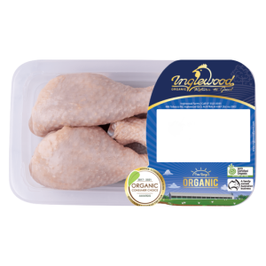 Organic Chicken – Drumsticks 2-3 Pack 400g (Inglewood)
