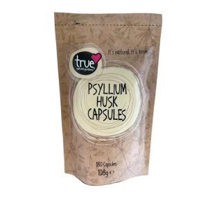 TRUE NATURAL GOODNESS PSYLLIUM HUSK CAPSULES 180S POUCH